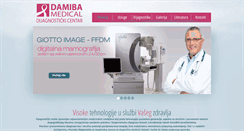 Desktop Screenshot of damibamedical.com