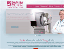 Tablet Screenshot of damibamedical.com